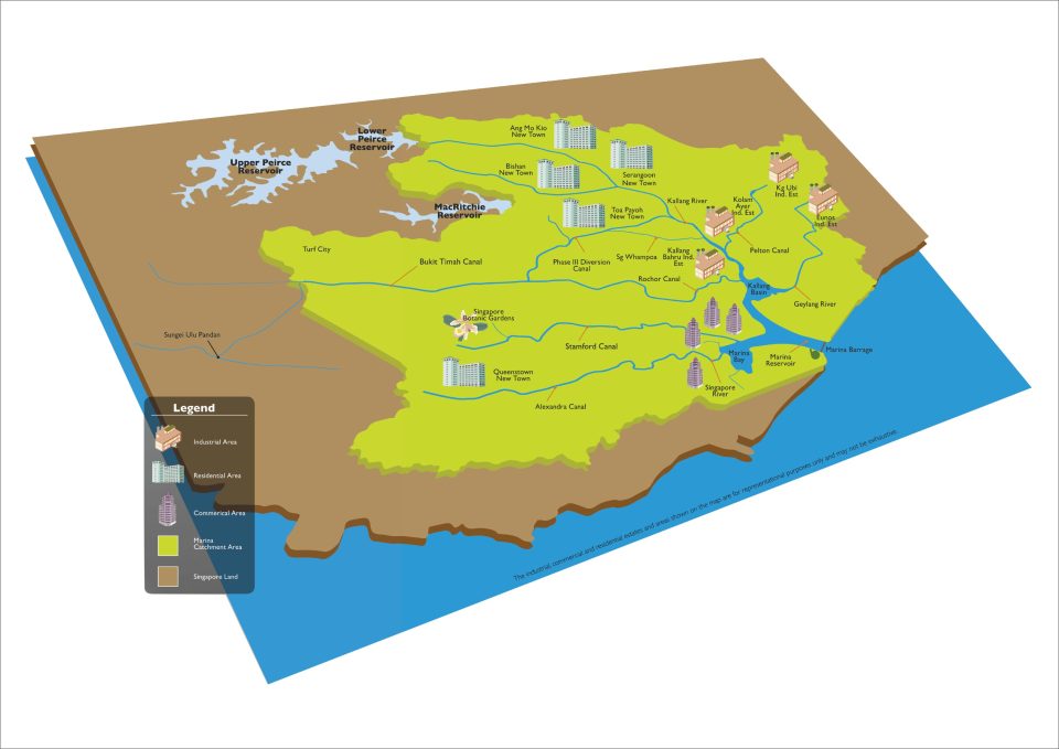 PUB Marina Barrage Water Catchment